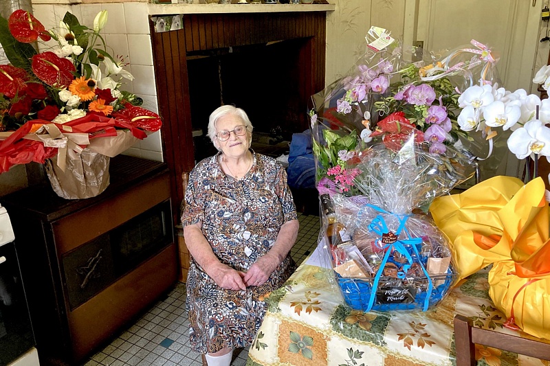 Suzanne Fumarède a fêté ses 100 ans - Photo Patrick Mutel